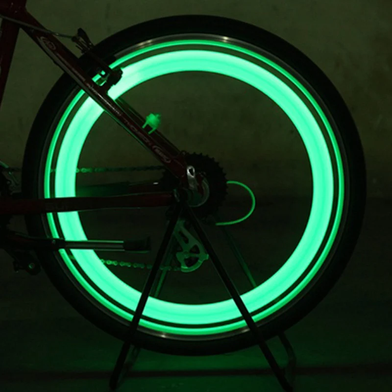 1 шт., новинка, крутые радиальные шины для велосипеда, супер яркий многоцветный светодиодный светильник, светильник для вождения