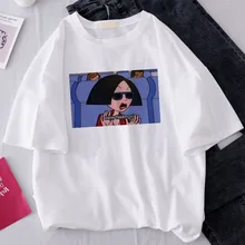 Eww Feelings Summer Spoof Letter Print Women Short Sleeve Casual Big Size Tees tops Loose Harajuku Ulzzang Cartoon Fun T-Shirt