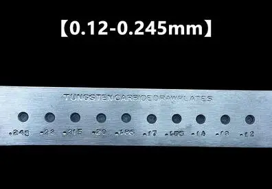 Круглая форма 0,12-13 мм полукруглые Шестигранные отверстия 0,55-7 мм Вольфрамовая карбидная проволока для изготовления ювелирных изделий - Цвет: 0.12-0.245 ROUND