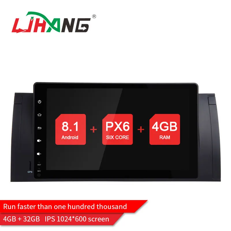 

LJHANG 1 din Android 8.1 Car Multimedia Player Car Radio GPS For BMW/E39/E53/X5/M5 6 Core Wifi 4G RAM headunit Mirror-Link auto