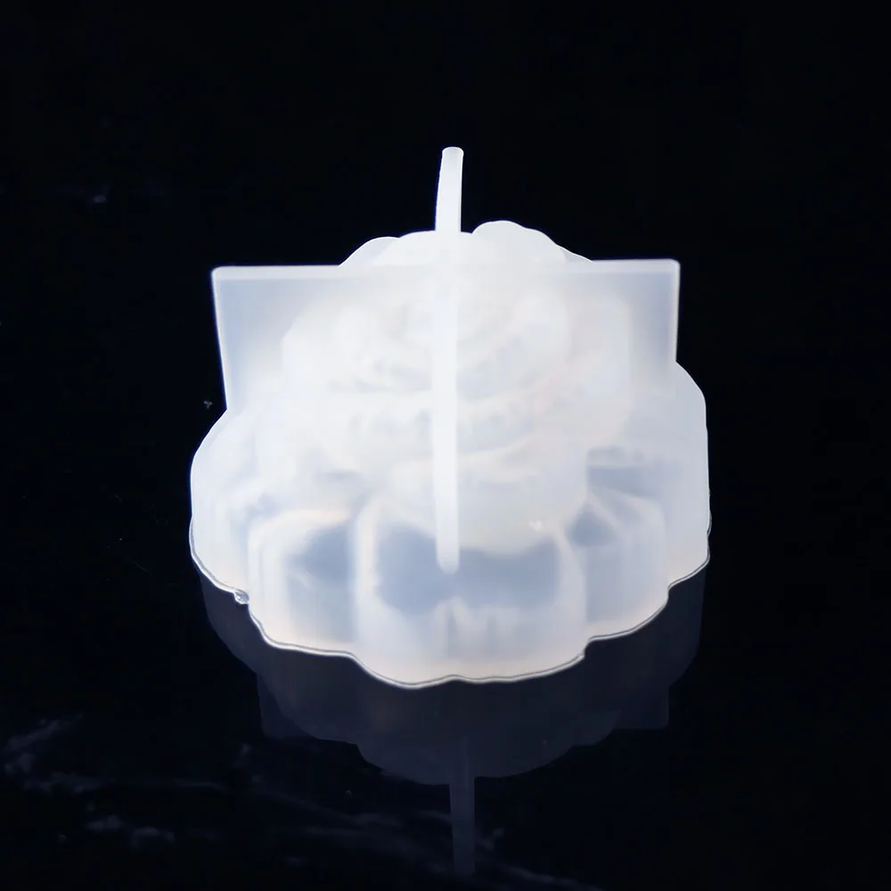 Большая 3D многофункциональная формочка для силиконовой подвески розы