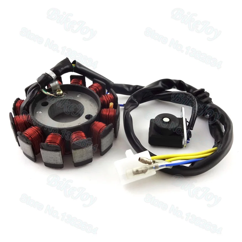 6 Bobina di accensione Statore Magneto Gy6 Statore Magneto Accensione Statore per GY6 50110 150cc Scooter Ciclomotore Go Kart ATV Scooter