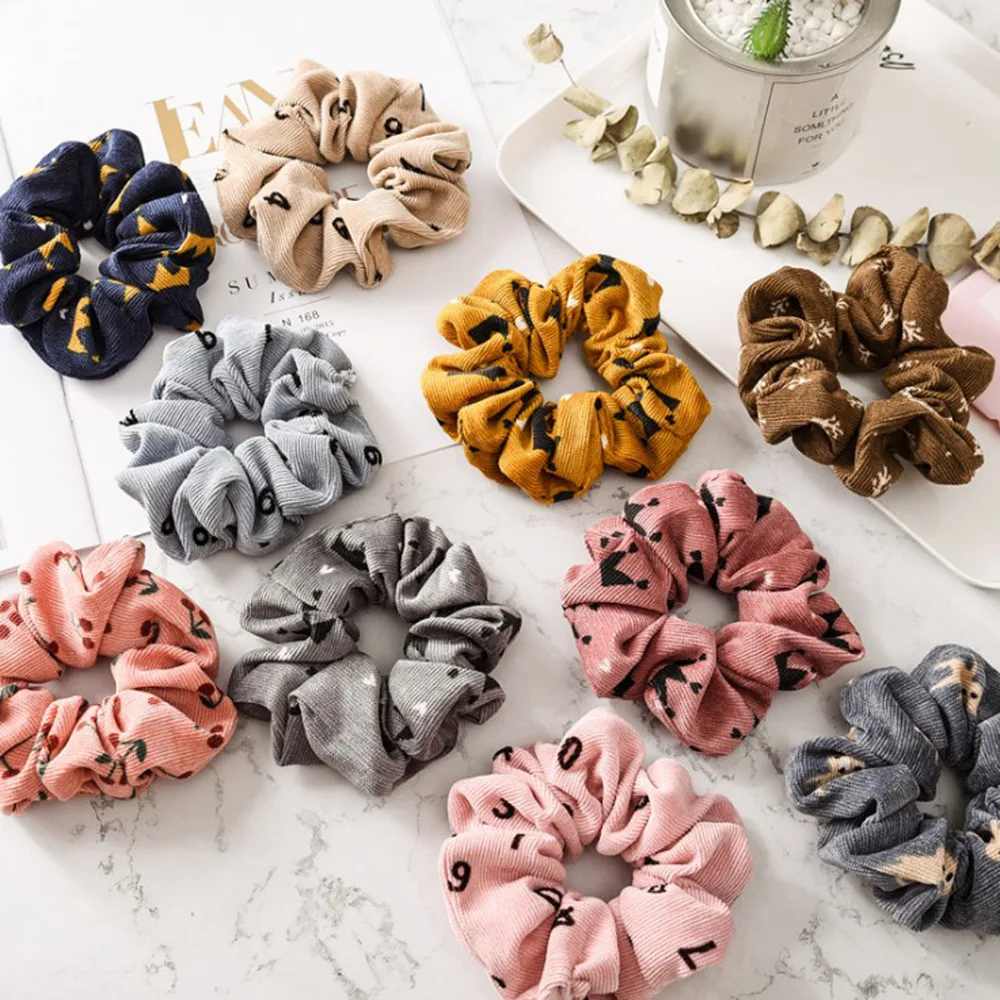 

2019 New Girls Elastic Hair Band Hair Ropes Hair Scrunchie New Hot Ponytail Holder Hairband Headband For Women
