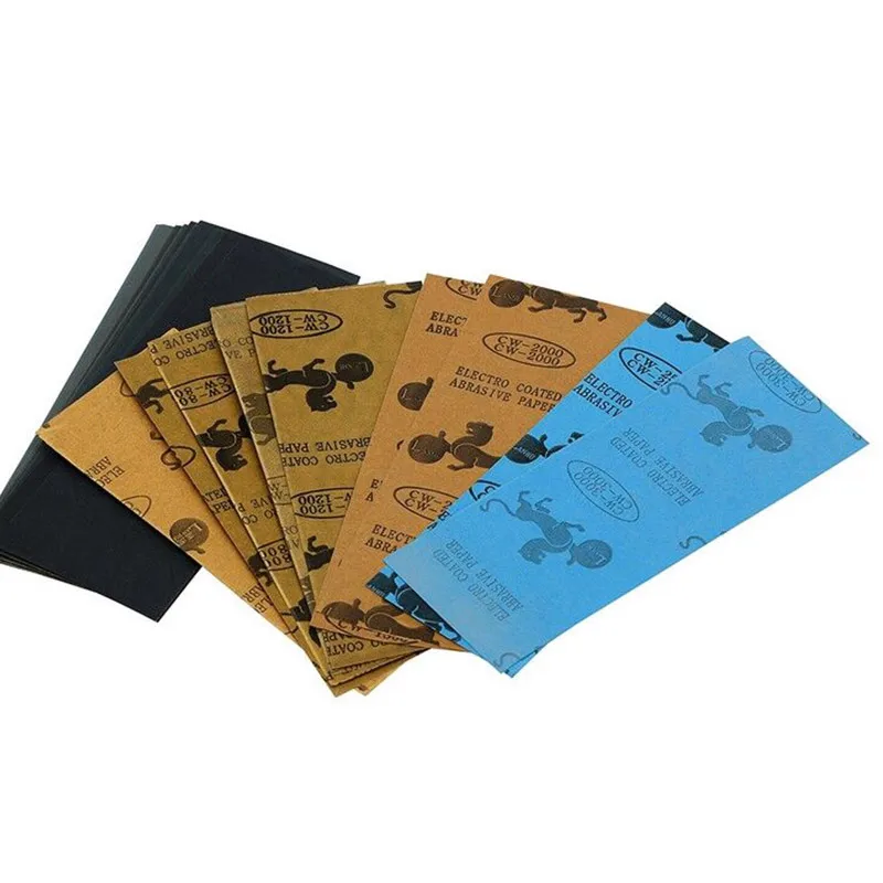 Wet Dry Sand Paper Wood Abrasive Paper Sheets Polishing Sanding Waterproof Sandpaper Grit 1000 2000 3000 emery abrasive paper