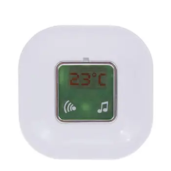 

Home Wall Mount Wireless Electronic Doorbell Digital Display Thermometer