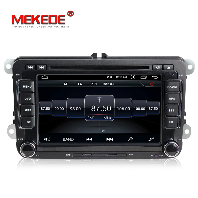 Best MEKEDE German warehouse in stock ! 2Din 7inch Android8.1 Car GPS DVD player for Skoda Octavia/Fabia/Rapid/Yeti/Superb/Seat 5