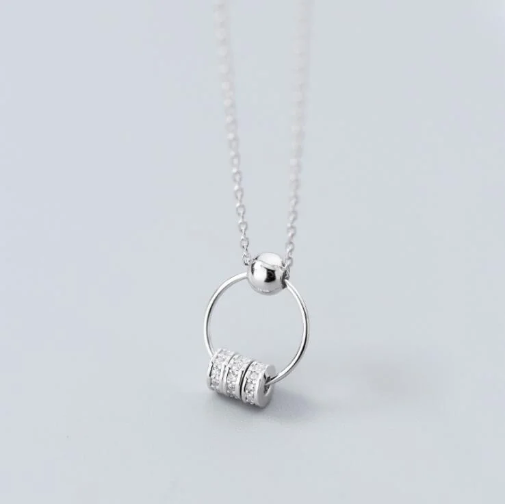 Silver Pendants Necklaces 925 Sterling with Cubic Zirconia | Украшения и аксессуары