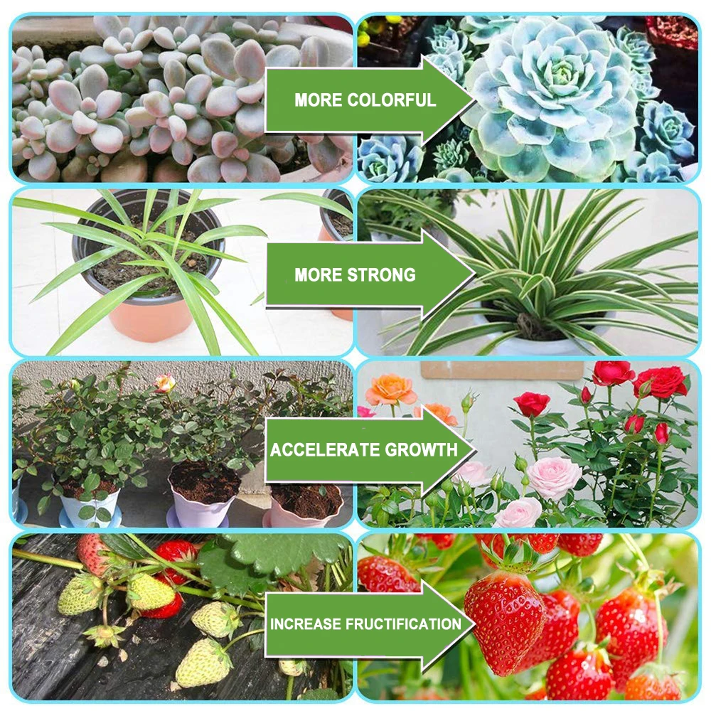 30 Вт Светодиодный светильник для выращивания, USB, полный спектр ...