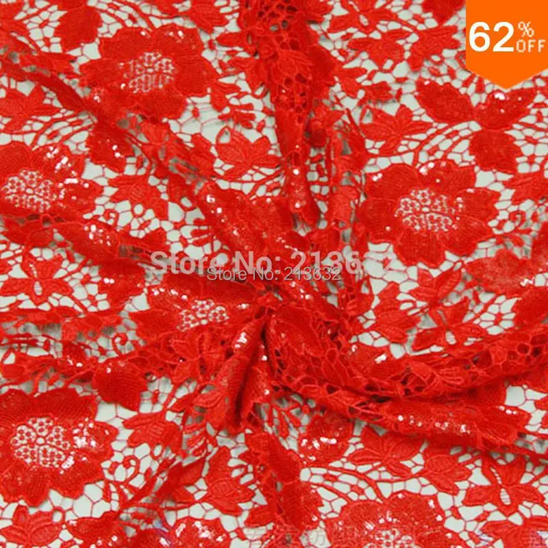 PHM7 Eugen yarn three-dimensional embroidery lace fabric water soluble cloth 5y two positioning flowers tecido feltro | Дом и сад