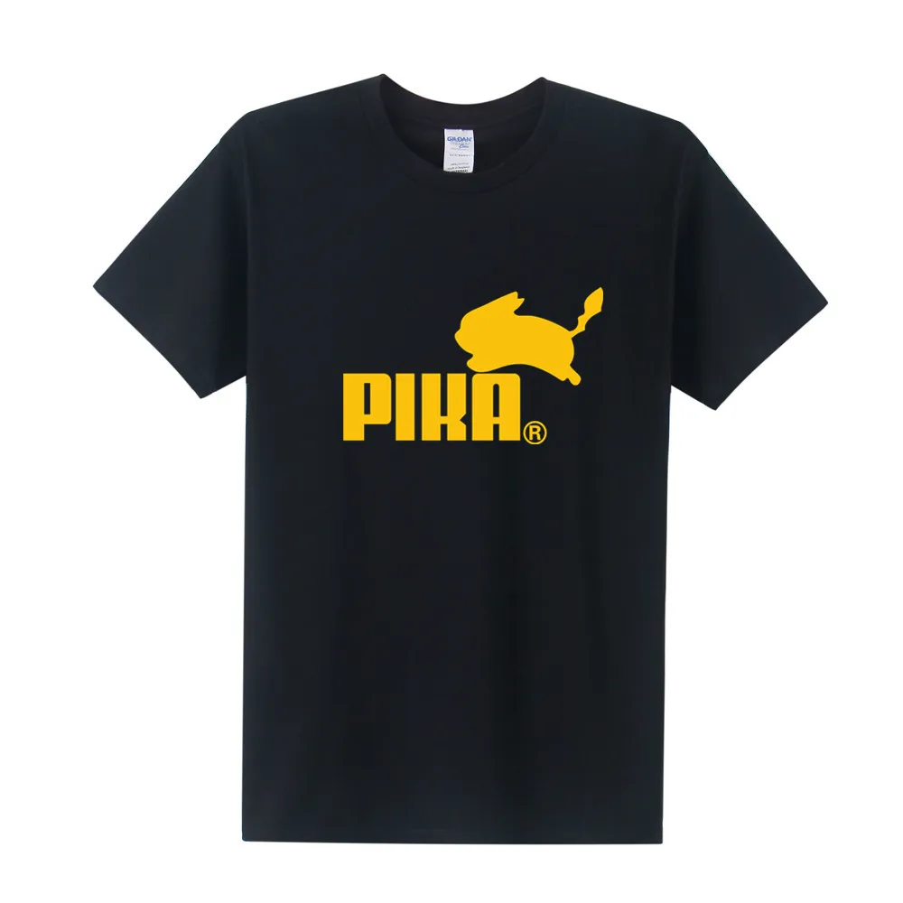 

Summer New Pokemon T Shirt Anime Pika Men T-Shirts Pikachu Boy T Shirt Short Sleeve Boy Tees Topsxs 4xl5xl