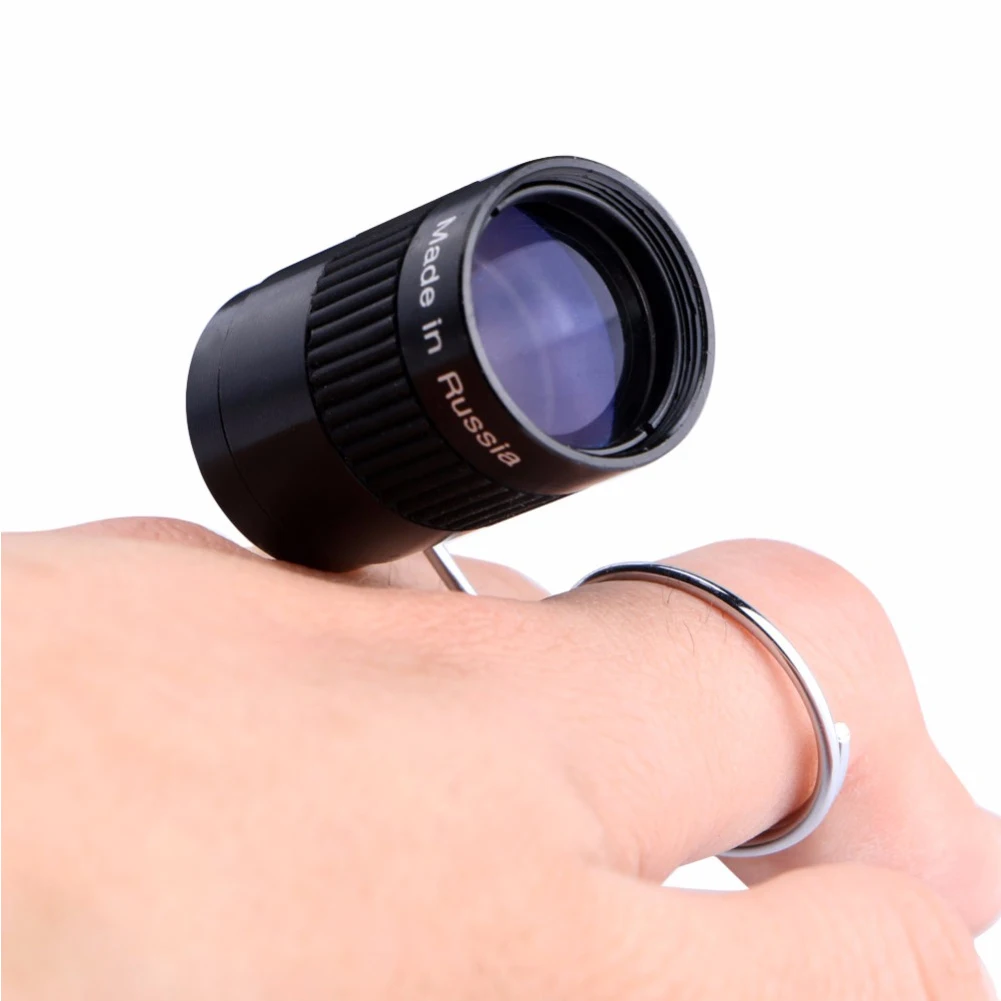 2,5x17,5 HD мини портативный ручной палец пряжка Карманный монокулярный телескоп