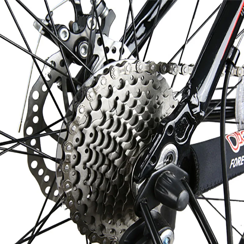 Mountain Bike Male Students High Carbon Steel Frame Double Disc Brake 24 Speed 26 Inch Wire Disc For Teenagers Variable