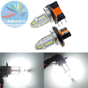 

2017 NEW 2pcs H15 150W LED Fog Lamp 30SMD 3030 Chip 12V DC High Power Car Styling Headlight 6000K DRL Bulb Lampochka Bombillas