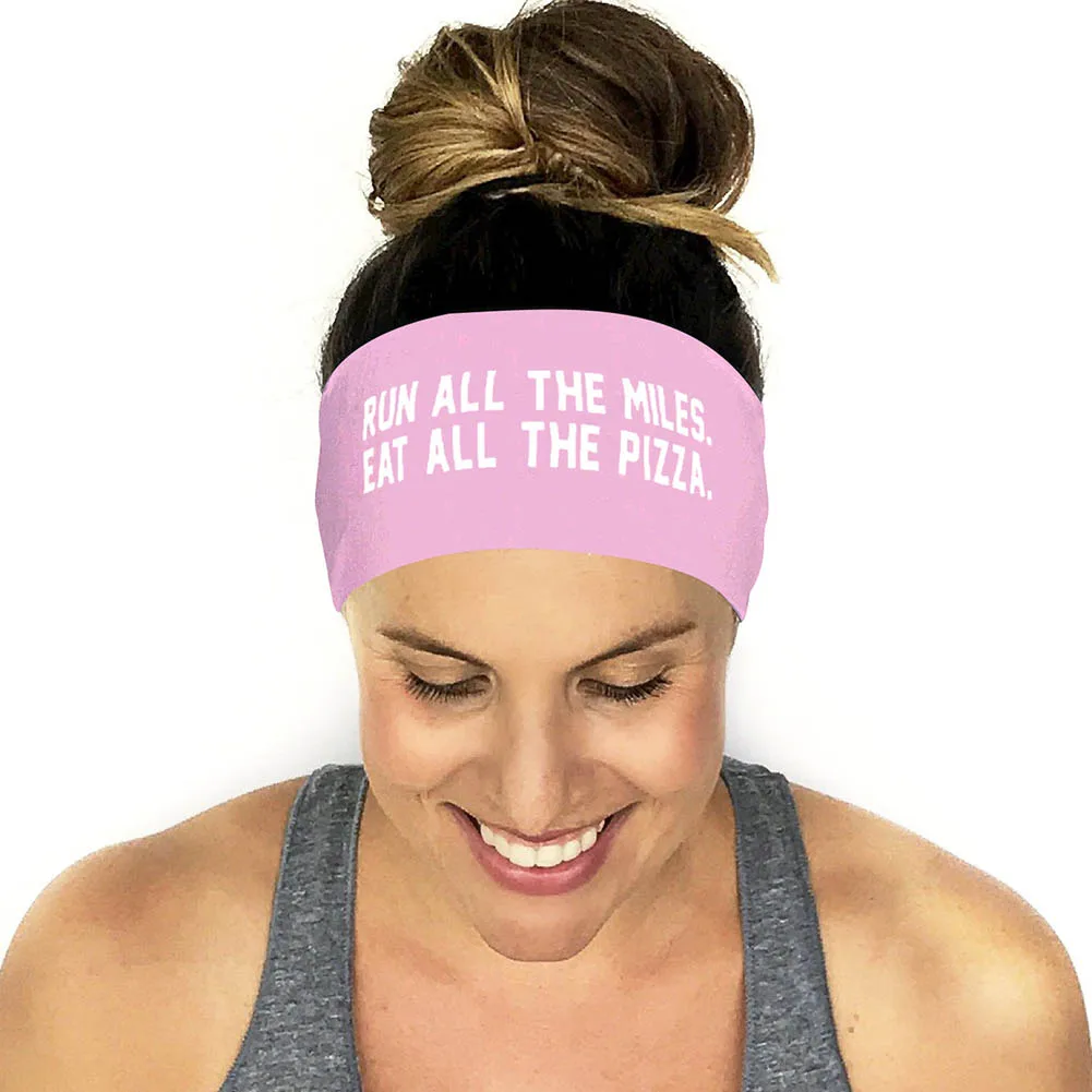 

Women Yoga Headband Sport Running Sport Hair Band Soft Elastic Wrap Turban Headband Hair Band Fitness Woman Sportive bande #2