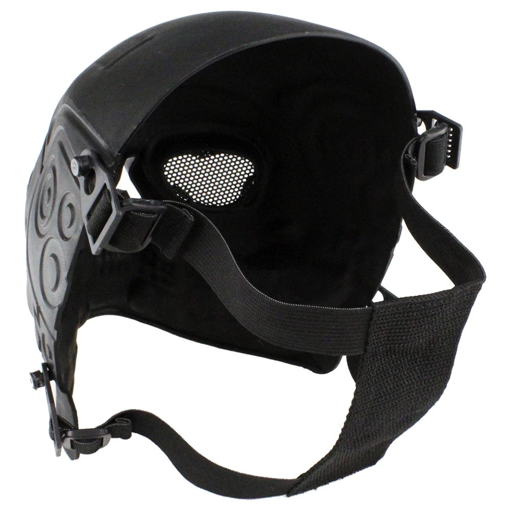 Ужасная полная маска для лица Пейнтбол страйкбол спорт пластик тактическая езда маска для CS Wargame косплей