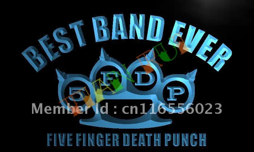 

LA350- Best Band Ever 5FDP LED Neon Light Sign