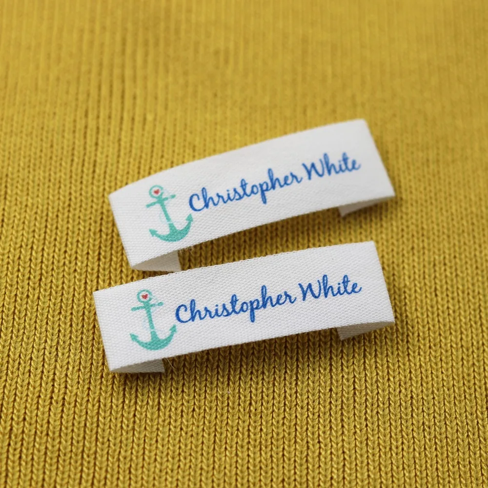 

Custom Sewing label, Handmade Tags, Custom kids Name Labels,Cotton Ribbon labels, Logo Labels(MD0023)