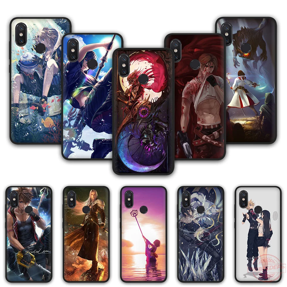 

WEBBEDEPP Final fantasy TPU Phone Case for Xiaomi Mi 6 8 A2 Lite A1 F1 9 MAX 3 for Mi 8 9 SE