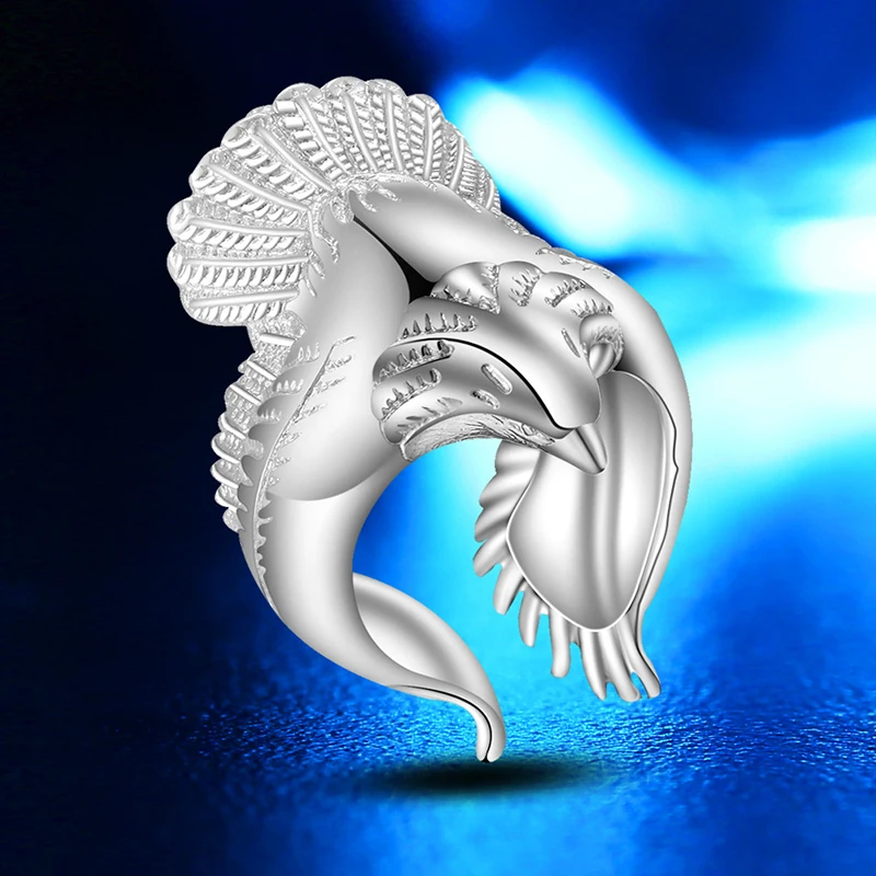 XIYANIKE Золотой орел властная личность кольцо 925 стерлингового серебра для мужчин или женщин обручальное кольцо мода ювелирные изделия rs2305