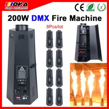 8 шт./лот 200 Вт спрей пожарная машина dmx пламя Проекторы сценический эффект оборудование Пламя машина для DJ Бар свадьбу