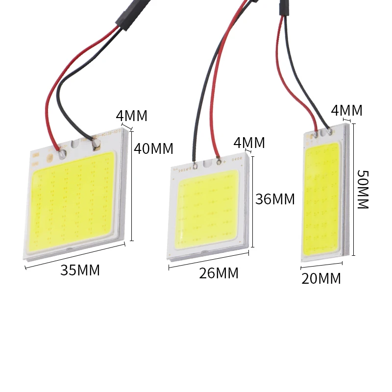 1 шт. T10 Cob 24 36 48 SMD ВОДИТЬ автомобиль автомобиля Панель лампы авто Интерьер Чтение лампа светильник купол с фестонами BA9S DC 12v Авто-Стайлинг