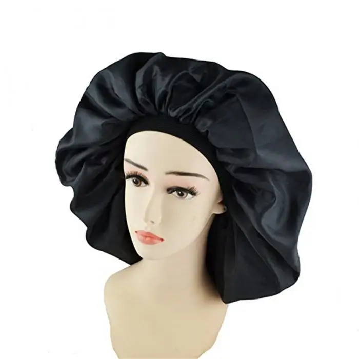 Высокое качество супер Jumbo шапочка для сна водонепроницаемая шапочка для душа для женщин Уход за волосами защита волос от Frizzing