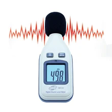 4 цифровой измеритель уровня звука шумомер 30-130dBA в децибелах ЖК-экран шумомеры 31,5 Гц~ 8,5 кГц разрешение 0.1дб Быстрая