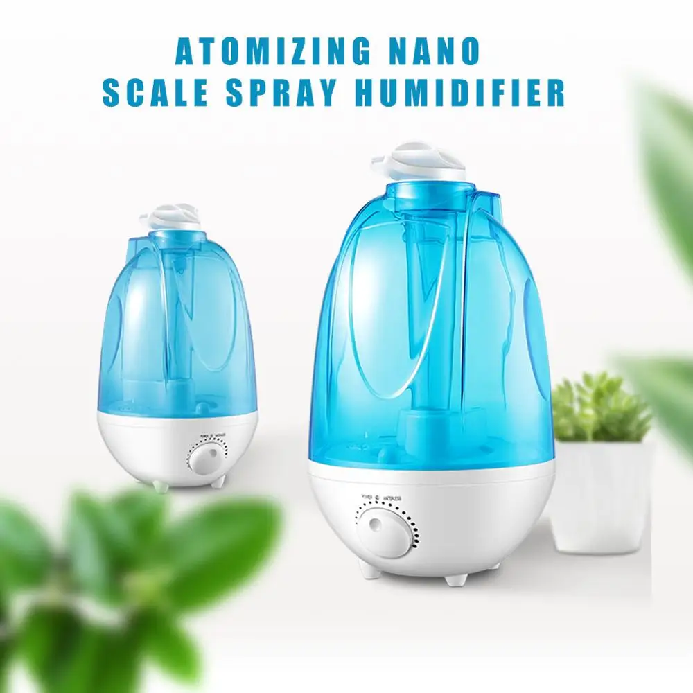 

3L/4L Large Capacity Air Humidifier Mini Ultrasonic Humidifier Aroma Diffuser Mist Maker Air Purifier Humidificador LED Lamp