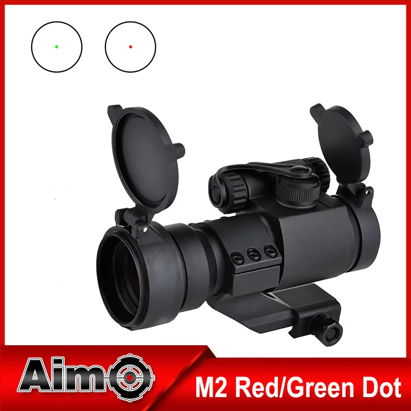 Element Hunting Rifle Riflescope 32mm M2 Sighting  Reflex Green Red Dot Spotting Scope Weaver Rail Cantilever Mount AO5033