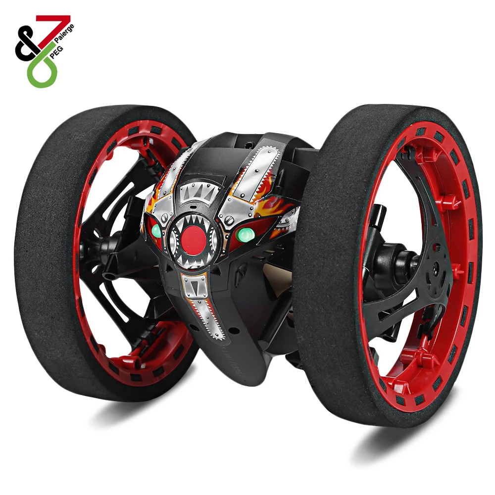 High Speed RC Car Bounce Jumping Cars PEG 81 Remote Control Toys Flexible Wheels Rotation Music