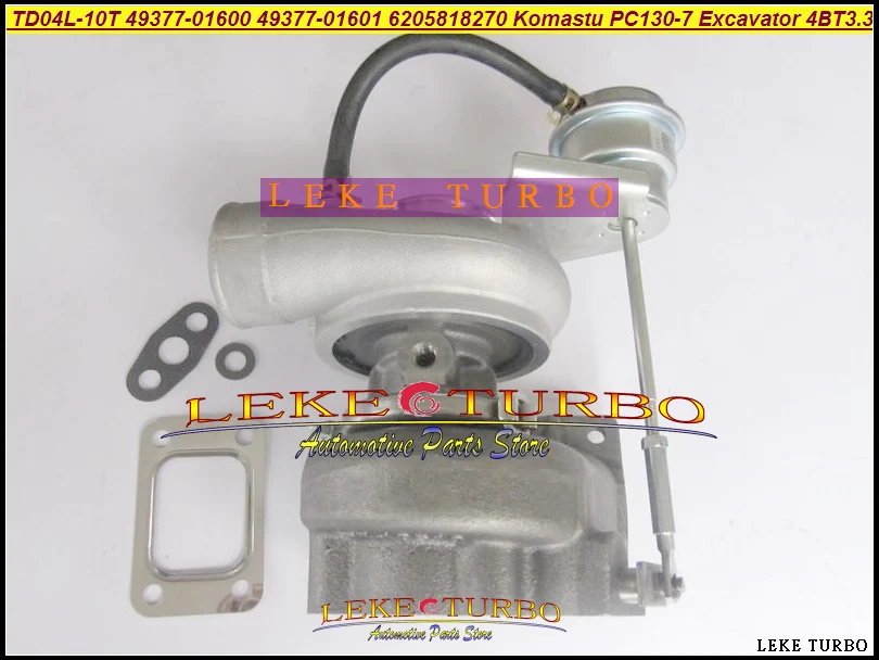 TD04L-10T 49377-01600 49377-01601 6205-81-8270 6205818270 Turbo Turbocharger For Komastu PC130-7 Excavator 4BT3.3 (3)