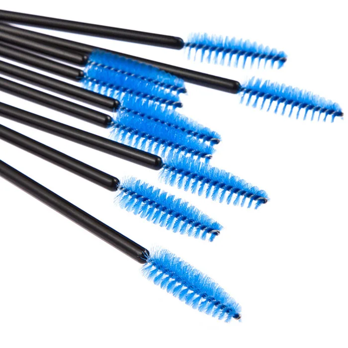 

2017 Hot Sale 50PCS/set Blue Applicator Spoolers Makeup Brush Tool Cosmetic Eyelash Extension Disposable Mascara Wand AP263