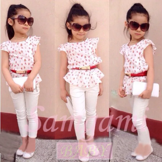 15 Nouvelle Mode Bebe Filles Vetements Set Enfants Vetements D Ete Style Enfants En Bas Age Fille Vetements Vetements Pour Filles 3 Pcs Costume Aliexpress