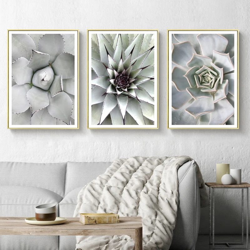 

Scandinavia Modern Cactus Prints Canvas Printings Paintings Nordic POP Wall Art Poster Picture for Living Room Home Office Decor