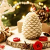 Molde de silicona para velas, cono de pino de Navidad 3D de grado alimenticio, jabón de aromaterapia para fabricación de velas, decoración de torta de Chocolate ► Foto 1/6
