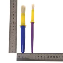 46 шт./компл. моющиеся губка набор кистей для рисования для детей ясельного возраста, Ранние обучающие игрушки товары для рукоделия подарки