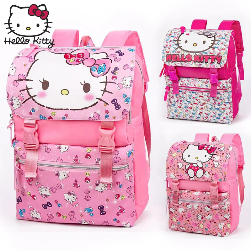 Рюкзак с рисунком Hello Kitty модный рождественский подарок для детей розовый