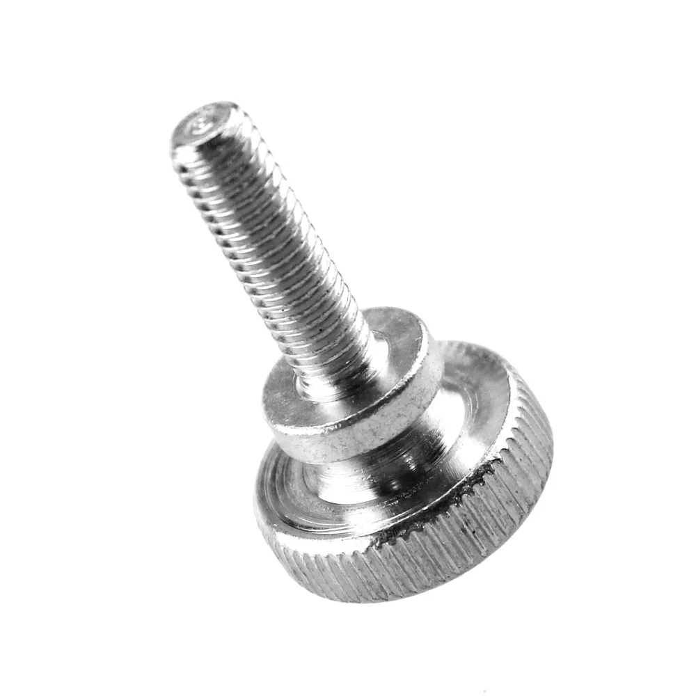 M6x16mm Stainless Steel Hand Screw Flat high Head Knurled Thumb Bolts