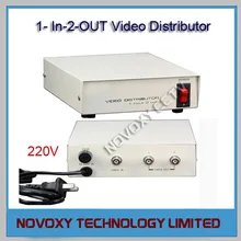 1 в 2 из композита BNC разъем видео дистрибьютор Усилители домашние 1-2ch сплиттер для видеонаблюдения Камера DVR Системы