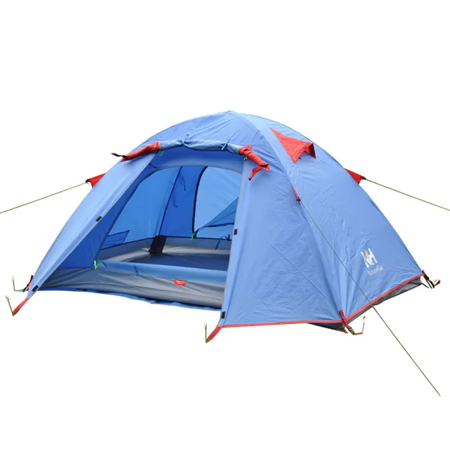 Cheap Naturehike Waterproof Windproof Outdoor 1 or 2 person Double Layer Aluminum Pole Tent Travel Hiking Camping Tent