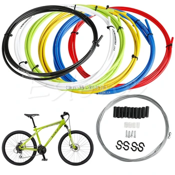 

Front & Rear Inner Outer Wire Gear Brake Cable Set Bike Bicycle Shifter Cable