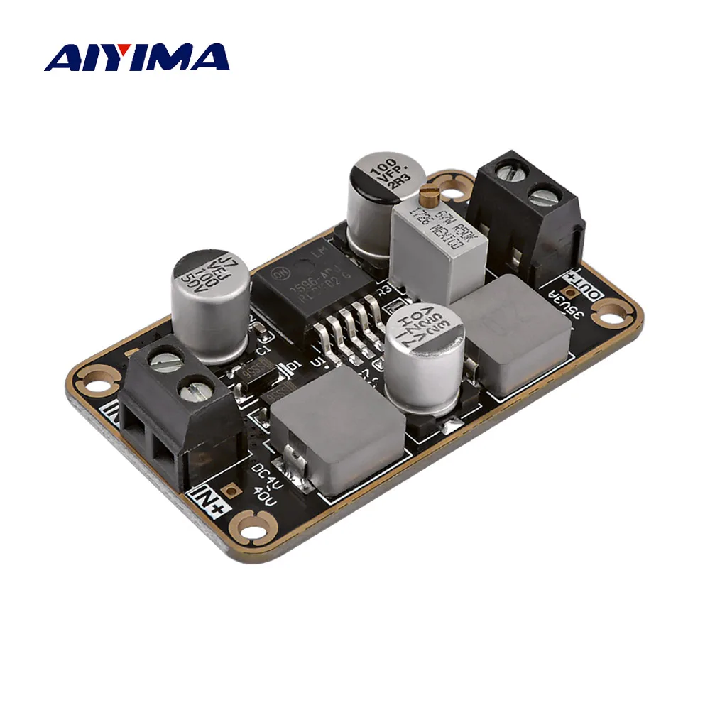 

High Efficiency LM2596 DC-DC Lithium Charger Board LM2596 Adjustable 3V-40V to 1.23-37V DC Step Down Power Supply Buck Module