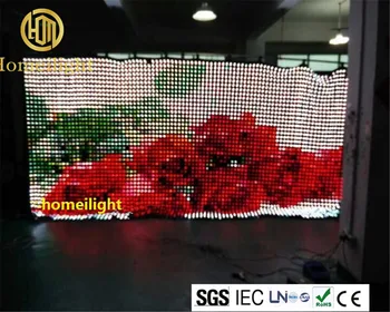 

P5CM LED Stage Curtain LED Video Cloth With Animated Pattern In TV Show Disco backdrop Light 2x3M