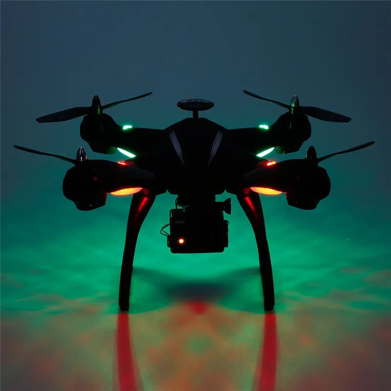 BAYANGTOYS X21 бесщеточный wifi двойной gps FPV гоночный Дрон RC Квадрокоптер с 1080P карданный камера черный