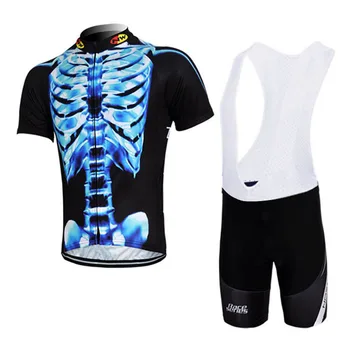 

2019 Cycling Short Sleeves jersey (bib) shorts sets Breathable Bike Clothing Quick-Dry Bicycle Sportwear Ropa Ciclismo 22002F