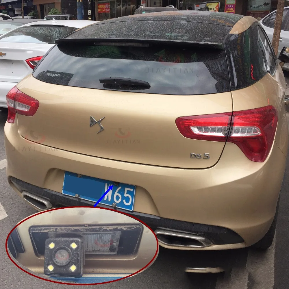 JIAYITIAN заднего вида Камера для Citroen DS5 DS 5 2012~ CCD Ночное видение/номерной знак Камера/Обратный Камера резервного копирования Камера автомобиля