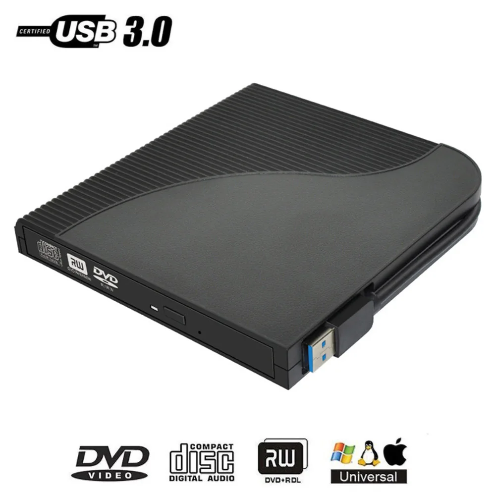 

Universal USB 3.0 External DVD RW Portable CD Writer Optical Drive for Computer Tablet PC XXM8