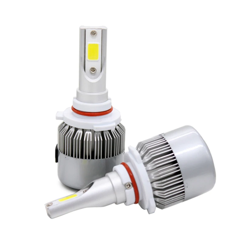 

2X High Power C6 COB Chip 30w 3800LM 8-48v DC 9006 HB4 Car LED Headlight Brightness Car Styling Auto Headlamp
