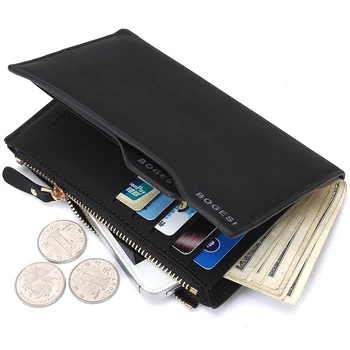 

2020 New Design Men Wallets Coin Purse Wallets for Men with Checkbook Holder Soft Card Classic Mens Wallet Money Bag Purses