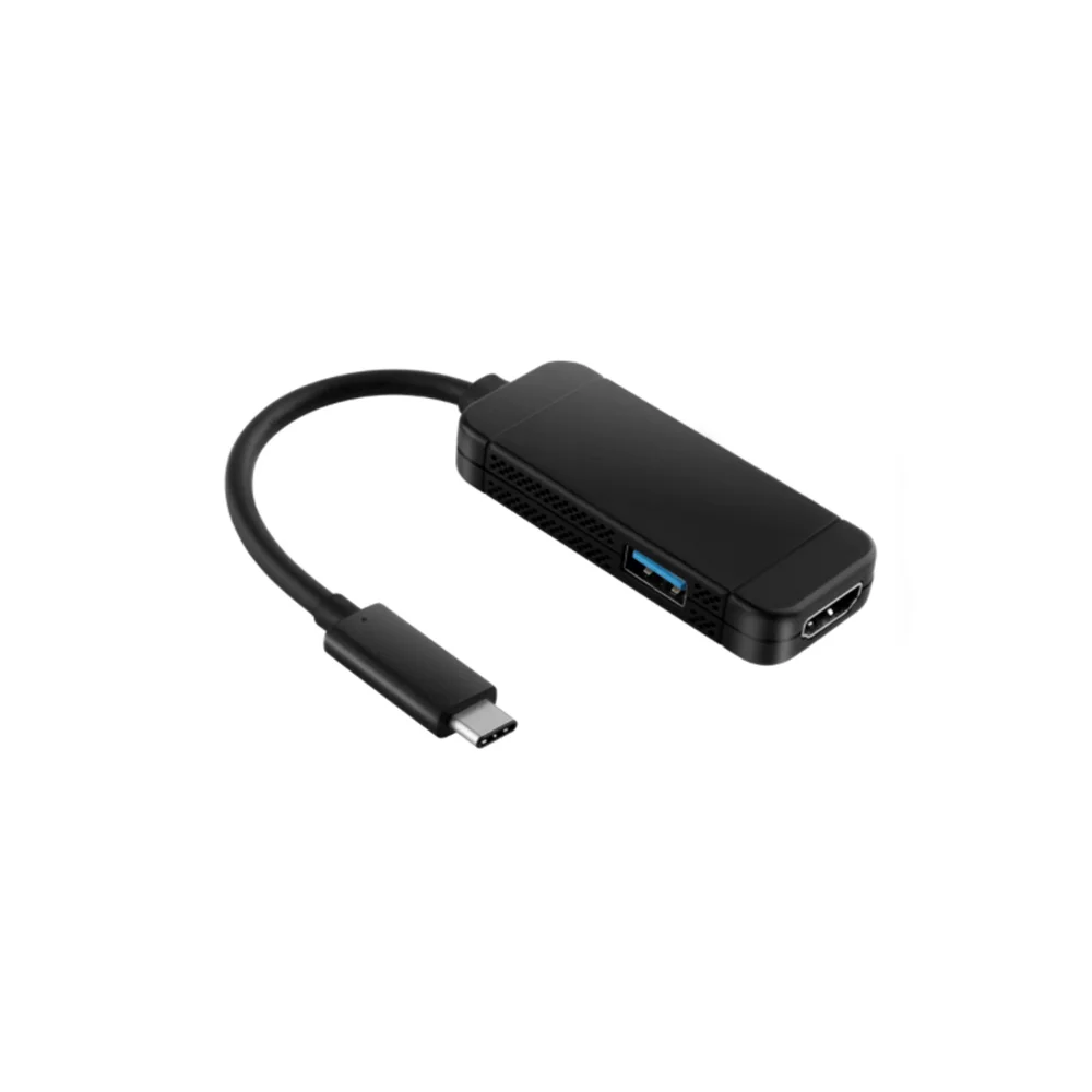 3 в 1 Мини Портативный адаптер USB-C Кабель-адаптер Type-C к HDMI HDTV для зарядки и передачи